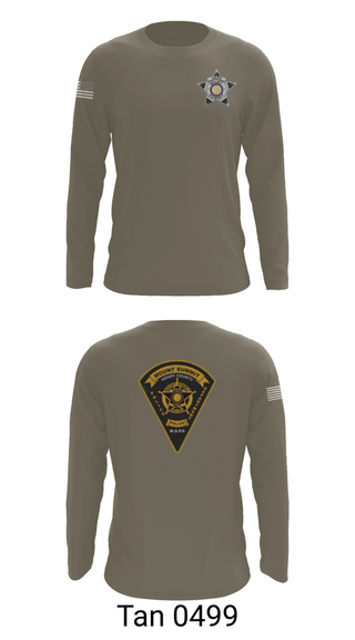 Long Sleeve Performance Shirt, Mount Summit Police Department, Police, Teamtime, Team time, sublimation, custom sports apparel, team uniforms, spirit wear, spiritwear, sports uniforms, custom shirts, team store, custom team store, fundraiser sports, apparel fundraiser