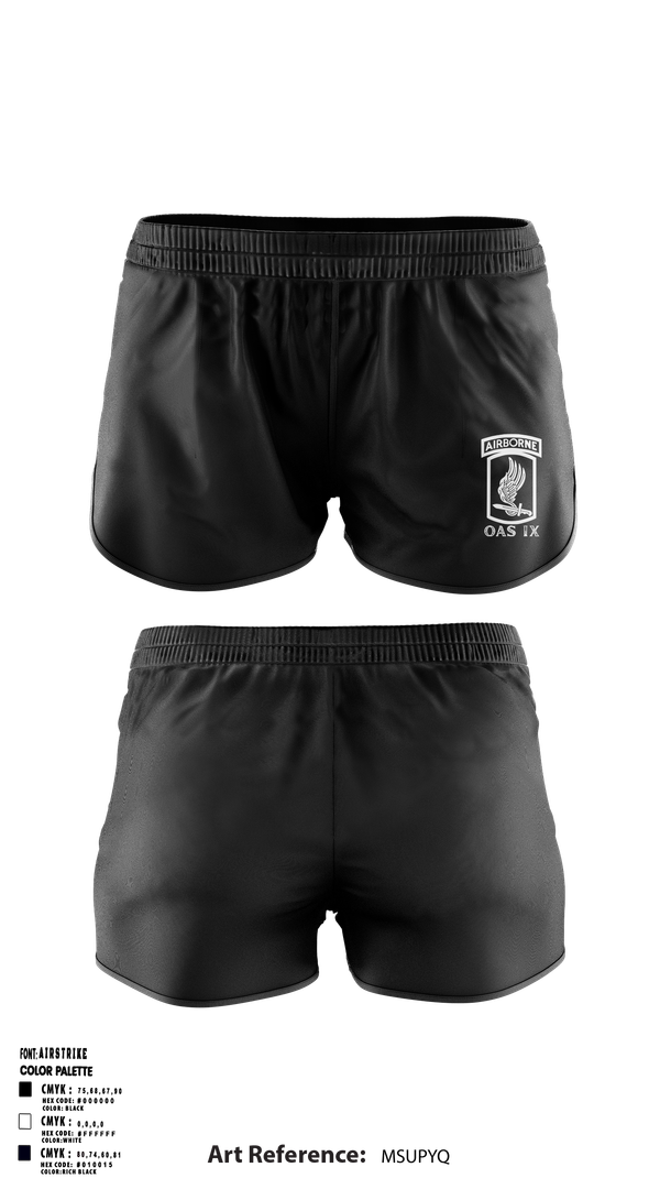Ranger Panties, 173RD SECFOR OAS IX, Army, Teamtime, Team time, sublimation, custom sports apparel, team uniforms, spirit wear, spiritwear, sports uniforms, custom shirts, team store, custom team store, fundraiser sports, apparel fundraiser