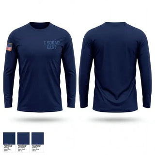 Long Sleeve Performance Shirt, C Squad East, Police, Teamtime, Team time, sublimation, custom sports apparel, team uniforms, spirit wear, spiritwear, sports uniforms, custom shirts, team store, custom team store, fundraiser sports, apparel fundraiser
