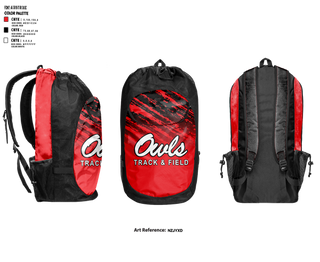 Gear Bag, ELGIN, Track & Field, Teamtime, Team time, sublimation, custom sports apparel, team uniforms, spirit wear, spiritwear, sports uniforms, custom shirts, team store, custom team store, fundraiser sports, apparel fundraiser