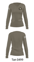 PHS NJROTC 63111305 Women's Long Sleeve V-neck Shirt - 11