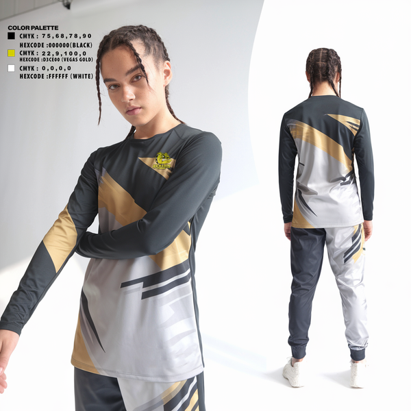 Womens Long Sleeve Vneck Shirt, Richards High School Cheer, Cheer, Teamtime, Team time, sublimation, custom sports apparel, team uniforms, spirit wear, spiritwear, sports uniforms, custom shirts, team store, custom team store, fundraiser sports, apparel fundraiser