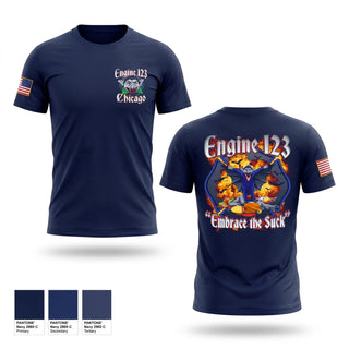 Short Sleeve Performance Shirt, Engine 123, Fire Department, Teamtime, Team time, sublimation, custom sports apparel, team uniforms, spirit wear, spiritwear, sports uniforms, custom shirts, team store, custom team store, fundraiser sports, apparel fundraiser