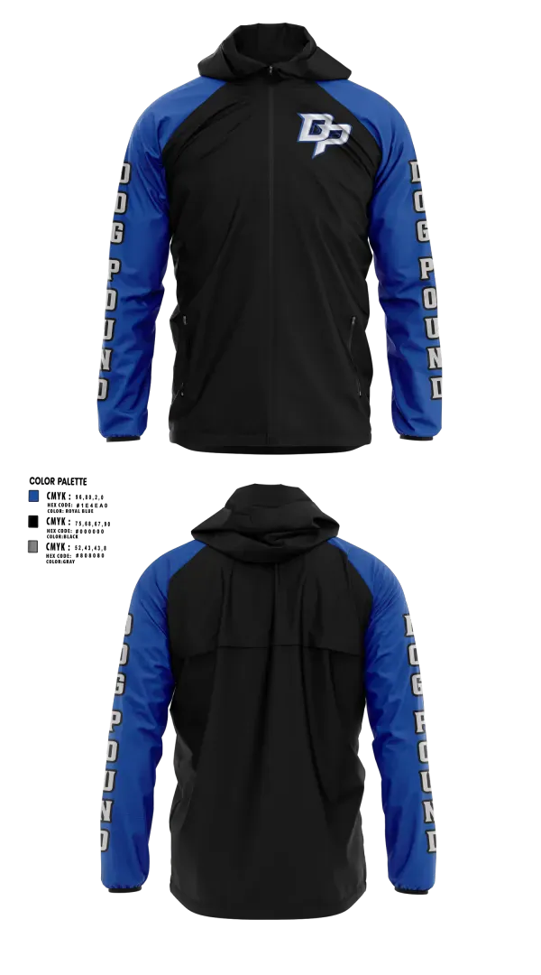 Windbreaker, DOG POUND, Baseball, Teamtime, Team time, sublimation, custom sports apparel, team uniforms, spirit wear, spiritwear, sports uniforms, custom shirts, team store, custom team store, fundraiser sports, apparel fundraiser