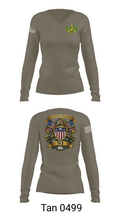 3d Regiment Cavalry 4467358 Women's Long Sleeve V-neck Shirt - 10