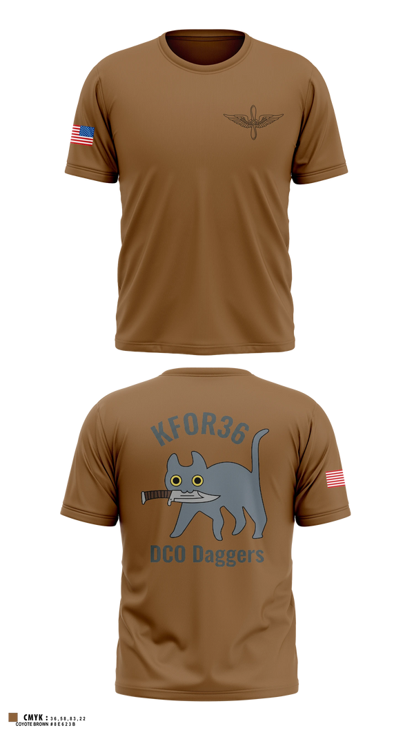 Short Sleeve Performance Shirt, DCO Daggers, National Guard, Teamtime, Team time, sublimation, custom sports apparel, team uniforms, spirit wear, spiritwear, sports uniforms, custom shirts, team store, custom team store, fundraiser sports, apparel fundraiser