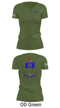C co. 4/21 Nightfighters 39562086 Women's Short Sleeve V-neck Shirt - 48
