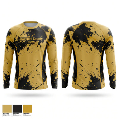 Lawrence County Oilers Long Sleeve Performance Shirt - 1
