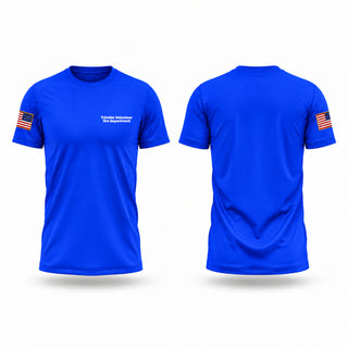 Old School Cotton Feel Shirt, Trimble Volunteer fire department, Fire Department, Teamtime, Team time, sublimation, custom sports apparel, team uniforms, spirit wear, spiritwear, sports uniforms, custom shirts, team store, custom team store, fundraiser sports, apparel fundraiser