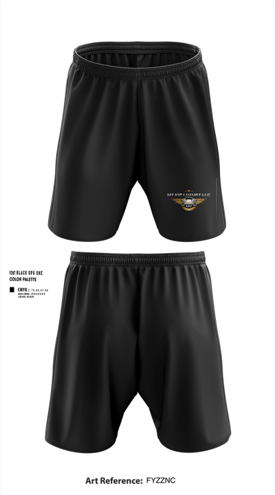 MY VIP LUXURY LLC 66980932 Athletic Shorts With Pockets - 100