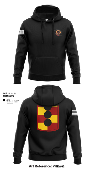 Hoodie, 434th FA BDE H2F, Army, Teamtime, Team time, sublimation, custom sports apparel, team uniforms, spirit wear, spiritwear, sports uniforms, custom shirts, team store, custom team store, fundraiser sports, apparel fundraiser