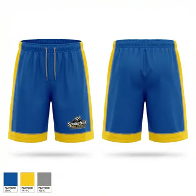 New Mexico Spokettes Racing Team 71010513 Athletic Shorts With Pockets - 1