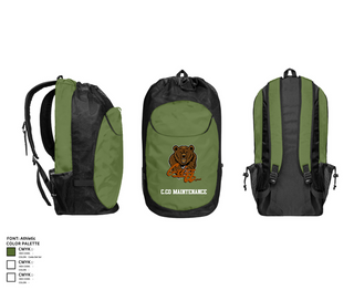 Gear Bag, C.co Maintenance, , Teamtime, Team time, sublimation, custom sports apparel, team uniforms, spirit wear, spiritwear, sports uniforms, custom shirts, team store, custom team store, fundraiser sports, apparel fundraiser