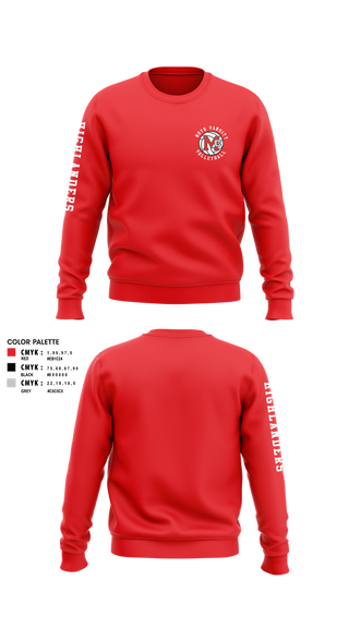 Crew Neck Sweatshirt, McLean High School Boys Volleyball, Men's Volleyball, Teamtime, Team time, sublimation, custom sports apparel, team uniforms, spirit wear, spiritwear, sports uniforms, custom shirts, team store, custom team store, fundraiser sports, apparel fundraiser