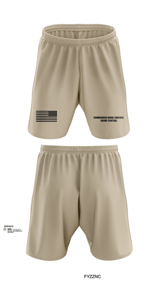 Athletic Shorts With Pockets, Commander Naval Surface Group Central, , Teamtime, Team time, sublimation, custom sports apparel, team uniforms, spirit wear, spiritwear, sports uniforms, custom shirts, team store, custom team store, fundraiser sports, apparel fundraiser
