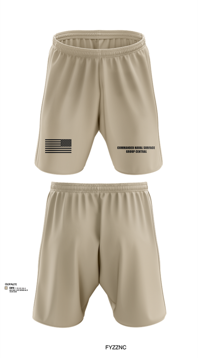 Commander Naval Surface Group Central 54326587 Athletic Shorts With Pockets - 2