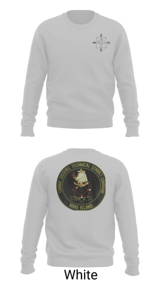 Crew Neck Sweatshirt, Combat Systems Technical Schools Command, Navy, Teamtime, Team time, sublimation, custom sports apparel, team uniforms, spirit wear, spiritwear, sports uniforms, custom shirts, team store, custom team store, fundraiser sports, apparel fundraiser