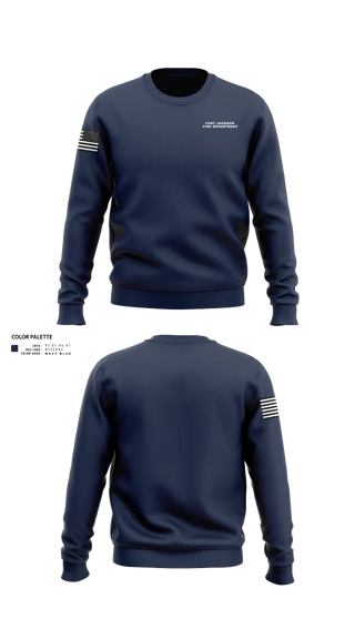 Crew Neck Sweatshirt, Fort Jackson Fire Department, , Teamtime, Team time, sublimation, custom sports apparel, team uniforms, spirit wear, spiritwear, sports uniforms, custom shirts, team store, custom team store, fundraiser sports, apparel fundraiser