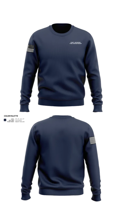 Fort Jackson Fire Department 25756840 Crew Neck Sweatshirt - 22