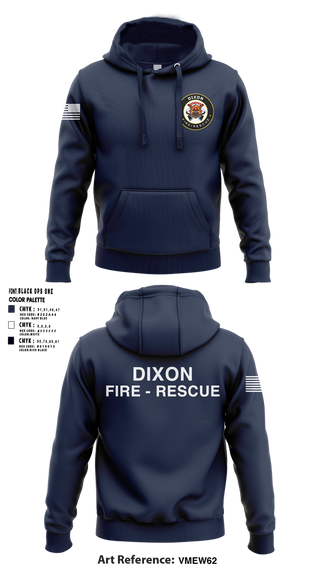Hoodie, Dixon Fire department, Fire Department, Teamtime, Team time, sublimation, custom sports apparel, team uniforms, spirit wear, spiritwear, sports uniforms, custom shirts, team store, custom team store, fundraiser sports, apparel fundraiser