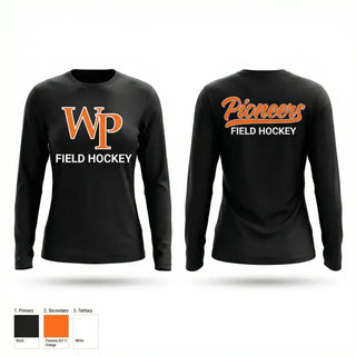 Long Sleeve Performance Shirt, William Paterson Field Hockey, Field Hockey, Teamtime, Team time, sublimation, custom sports apparel, team uniforms, spirit wear, spiritwear, sports uniforms, custom shirts, team store, custom team store, fundraiser sports, apparel fundraiser
