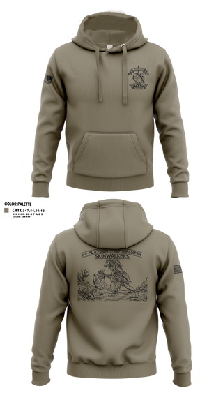 Hoodie, Bco 1-167IN, Army, Teamtime, Team time, sublimation, custom sports apparel, team uniforms, spirit wear, spiritwear, sports uniforms, custom shirts, team store, custom team store, fundraiser sports, apparel fundraiser
