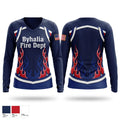 Byhalia Fire Dept Women's Long Sleeve V-neck Shirt - 1