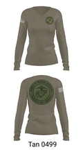 Charlie PLT 1051 96363739 Women's Long Sleeve V-neck Shirt - 77