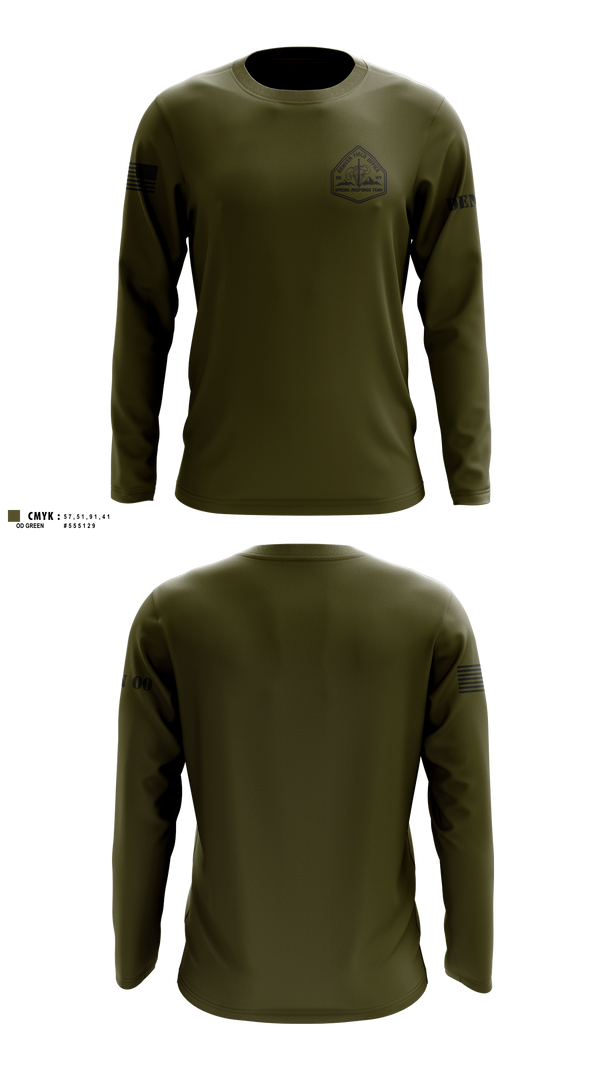 Long Sleeve Performance Shirt, Denver Special Response Team, Police, Teamtime, Team time, sublimation, custom sports apparel, team uniforms, spirit wear, spiritwear, sports uniforms, custom shirts, team store, custom team store, fundraiser sports, apparel fundraiser