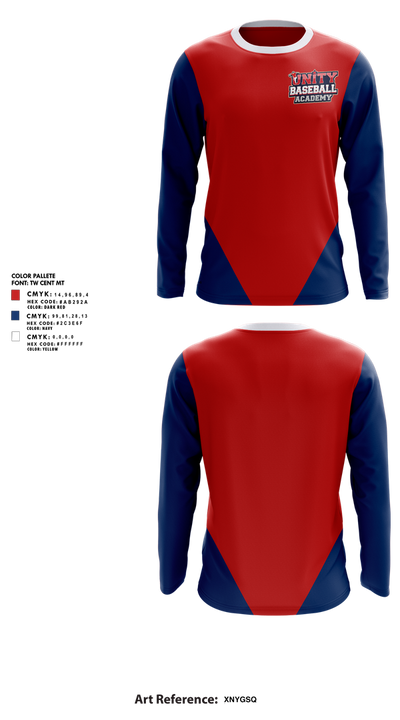 Unity Baseball Academy 90512251 Long Sleeve Performance Shirt 4