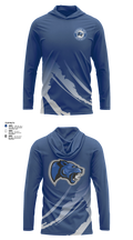 Denmark Tech Panthers Long Sleeve Performance Shirt with hood - 7