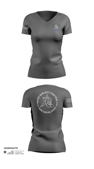 Womens Short Sleeve Vneck Shirt, MVPD Subject Control, , Teamtime, Team time, sublimation, custom sports apparel, team uniforms, spirit wear, spiritwear, sports uniforms, custom shirts, team store, custom team store, fundraiser sports, apparel fundraiser