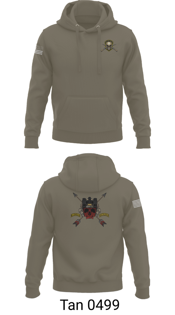 Hoodie, HHC 1ST BN 65TH INF REG, , Teamtime, Team time, sublimation, custom sports apparel, team uniforms, spirit wear, spiritwear, sports uniforms, custom shirts, team store, custom team store, fundraiser sports, apparel fundraiser