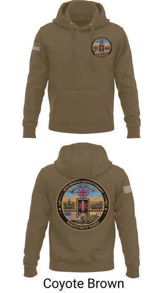 Hoodie, 387th Medical Logistics Company, Army, Teamtime, Team time, sublimation, custom sports apparel, team uniforms, spirit wear, spiritwear, sports uniforms, custom shirts, team store, custom team store, fundraiser sports, apparel fundraiser