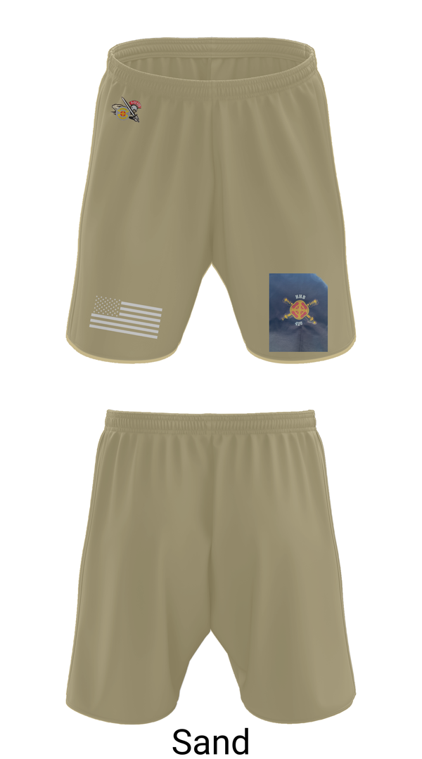 Athletic Shorts With Pockets, HHB, 428th Field Artillery Brigade, , Teamtime, Team time, sublimation, custom sports apparel, team uniforms, spirit wear, spiritwear, sports uniforms, custom shirts, team store, custom team store, fundraiser sports, apparel fundraiser