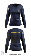 Harrison County Emergency Squad Women's Long Sleeve V-neck Shirt - 6