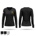 Station 9 Women's Long Sleeve V-neck Shirt - 1