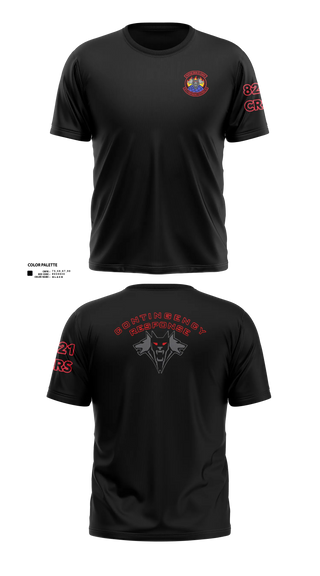 Old School Cotton Shirt, 821 CRS, Air Force, Teamtime, Team time, sublimation, custom sports apparel, team uniforms, spirit wear, spiritwear, sports uniforms, custom shirts, team store, custom team store, fundraiser sports, apparel fundraiser