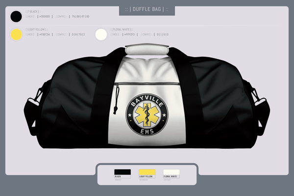 Duffle Bag, Bayville EMS, , Teamtime, Team time, sublimation, custom sports apparel, team uniforms, spirit wear, spiritwear, sports uniforms, custom shirts, team store, custom team store, fundraiser sports, apparel fundraiser