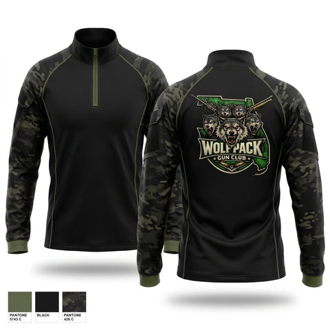 Quarter Zip Jacket, The Wolfpack Gun Club, , Teamtime, Team time, sublimation, custom sports apparel, team uniforms, spirit wear, spiritwear, sports uniforms, custom shirts, team store, custom team store, fundraiser sports, apparel fundraiser