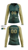 Saint Edward High School Volleyball 61999395 Women's Long Sleeve V-neck Shirt - 1