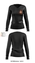 Torch 1756275 Women's Long Sleeve V-neck Shirt - 3