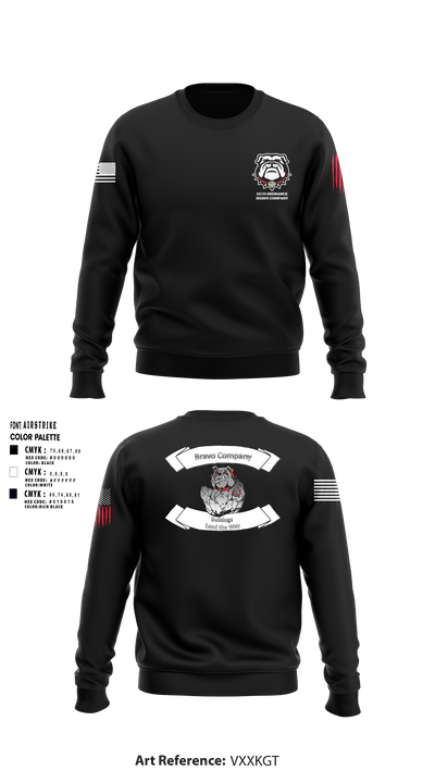 16TH ordnance Bravo Company 57552298 Crew Neck Sweatshirt - 1