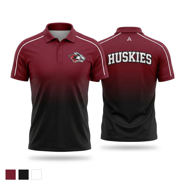 Short Sleeve Performance Polo, New Holstein Huskies, Wrestling, Teamtime, Team time, sublimation, custom sports apparel, team uniforms, spirit wear, spiritwear, sports uniforms, custom shirts, team store, custom team store, fundraiser sports, apparel fundraiser