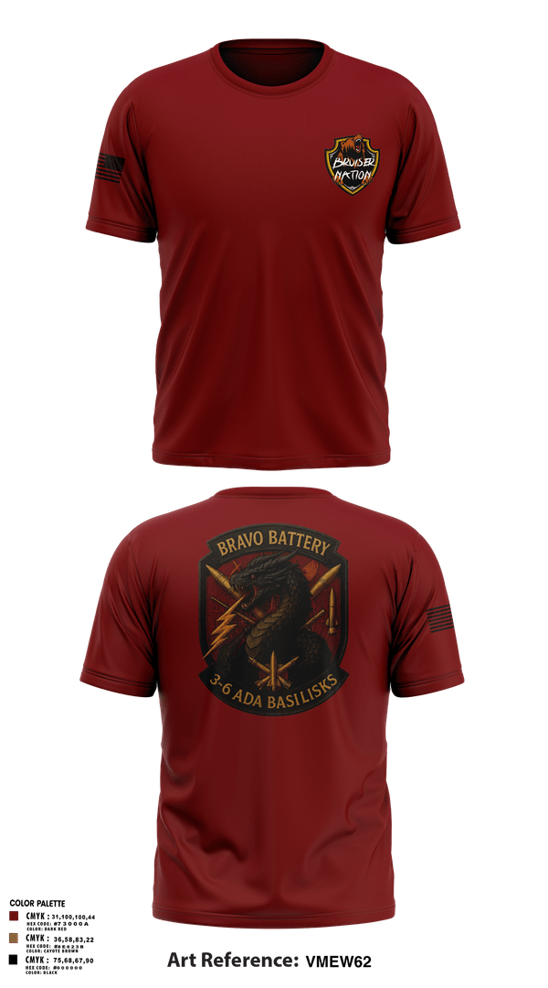 Old School Cotton Feel Shirt, Bravo 3-6 ADA, Army, Teamtime, Team time, sublimation, custom sports apparel, team uniforms, spirit wear, spiritwear, sports uniforms, custom shirts, team store, custom team store, fundraiser sports, apparel fundraiser
