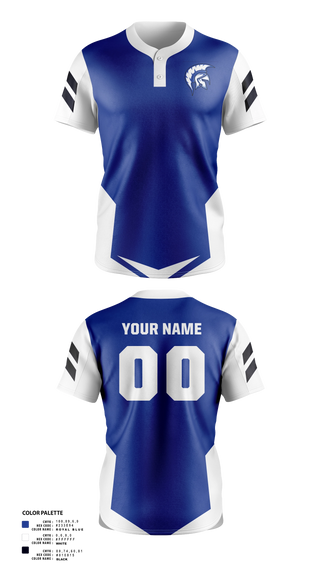 Two Button Softball Jersey, Trojans, Softball, Teamtime, Team time, sublimation, custom sports apparel, team uniforms, spirit wear, spiritwear, sports uniforms, custom shirts, team store, custom team store, fundraiser sports, apparel fundraiser