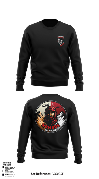 Crew Neck Sweatshirt, 2-10 AHB Knighthawks, Spirit Store, Teamtime, Team time, sublimation, custom sports apparel, team uniforms, spirit wear, spiritwear, sports uniforms, custom shirts, team store, custom team store, fundraiser sports, apparel fundraiser