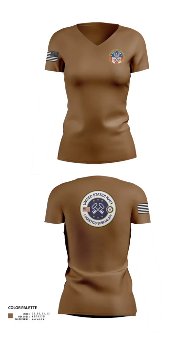 Nrc Baltimore 77200543 Women's Short Sleeve V-neck Shirt - 21