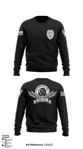 Crew Neck Sweatshirt, Altamonte Springs Police Department, Police, Teamtime, Team time, sublimation, custom sports apparel, team uniforms, spirit wear, spiritwear, sports uniforms, custom shirts, team store, custom team store, fundraiser sports, apparel fundraiser