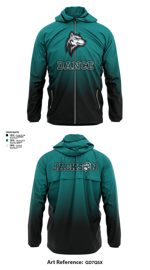 Windbreaker, Jackson Dance, Cheer, Teamtime, Team time, sublimation, custom sports apparel, team uniforms, spirit wear, spiritwear, sports uniforms, custom shirts, team store, custom team store, fundraiser sports, apparel fundraiser